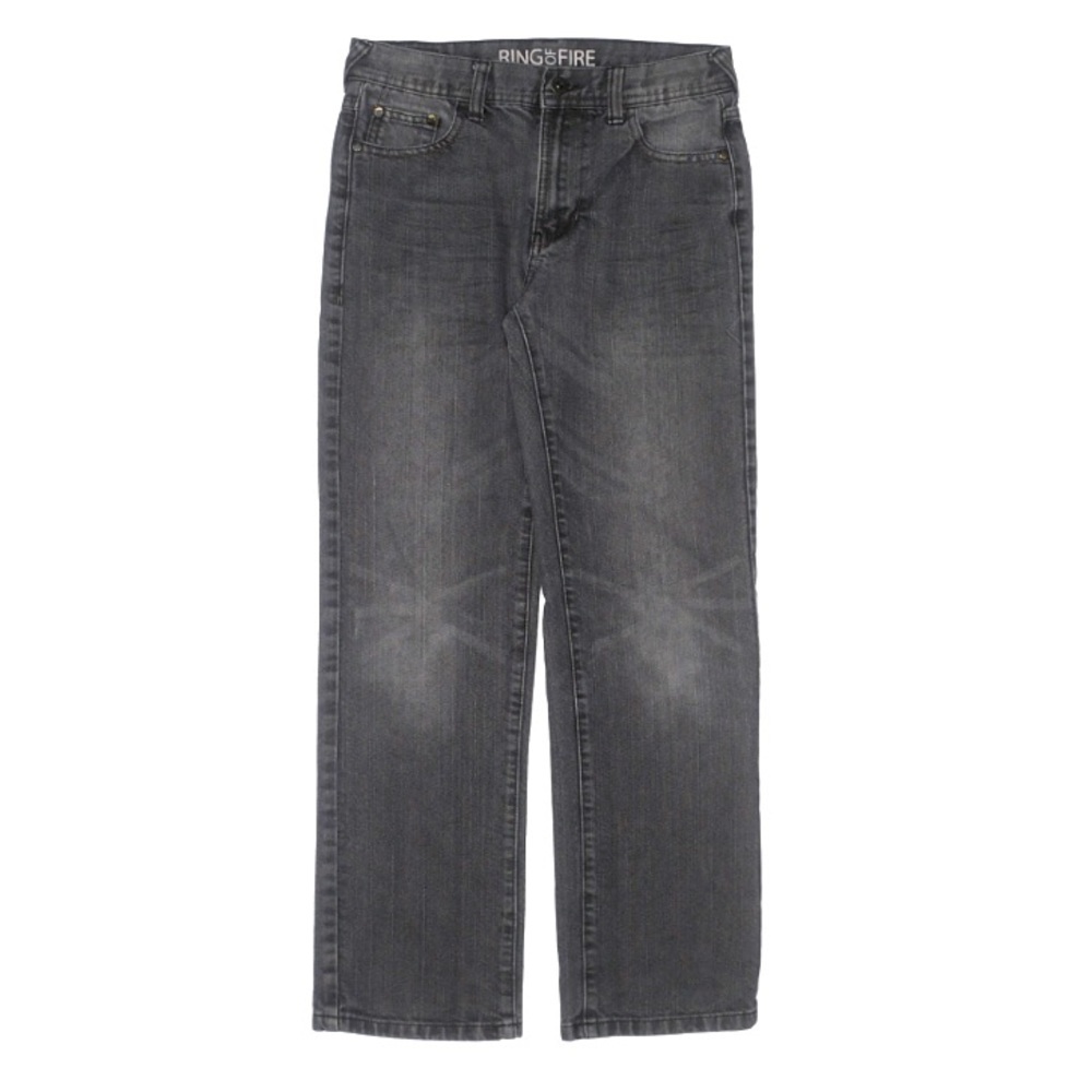 Ring of fire straight fit casual jeans Unisex 14 kids
